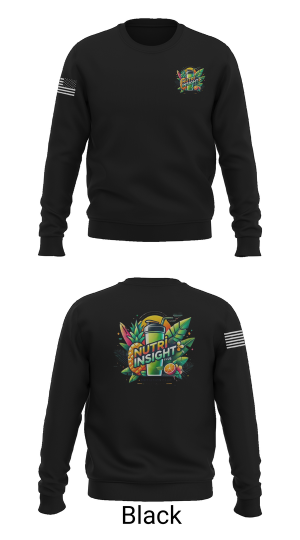 Crew Neck Sweatshirt, Nutrinsight, , Teamtime, Team time, sublimation, custom sports apparel, team uniforms, spirit wear, spiritwear, sports uniforms, custom shirts, team store, custom team store, fundraiser sports, apparel fundraiser