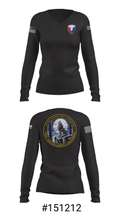 USAG Fort Hunter Liggett 63264859 Women's Long Sleeve V-neck Shirt - 7