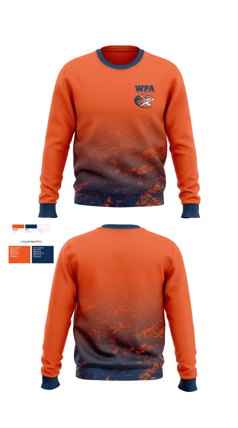 Crew Neck Sweatshirt, Wilson Preparatory Academy (High School) Volleyball, Women's Volleyball, Teamtime, Team time, sublimation, custom sports apparel, team uniforms, spirit wear, spiritwear, sports uniforms, custom shirts, team store, custom team store, fundraiser sports, apparel fundraiser