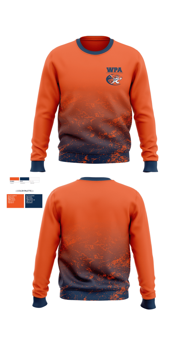 Crew Neck Sweatshirt, Wilson Preparatory Academy (High School) Volleyball, Women's Volleyball, Teamtime, Team time, sublimation, custom sports apparel, team uniforms, spirit wear, spiritwear, sports uniforms, custom shirts, team store, custom team store, fundraiser sports, apparel fundraiser