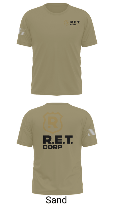 RET CORP 33326250 Short Sleeve Performance Shirt - 91