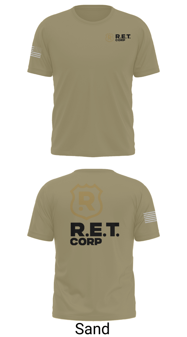Short Sleeve Performance Shirt, RET CORP, Police, Teamtime, Team time, sublimation, custom sports apparel, team uniforms, spirit wear, spiritwear, sports uniforms, custom shirts, team store, custom team store, fundraiser sports, apparel fundraiser