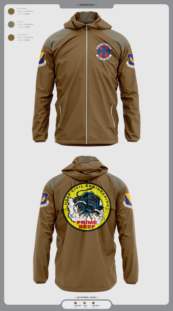 Windbreaker, 786th CES, Air Force, Teamtime, Team time, sublimation, custom sports apparel, team uniforms, spirit wear, spiritwear, sports uniforms, custom shirts, team store, custom team store, fundraiser sports, apparel fundraiser