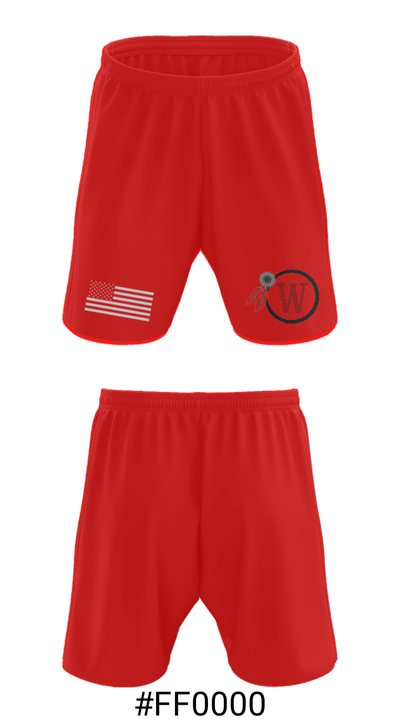 Waccamaw High School Lacrosse 5865875 Athletic Shorts With Pockets - 15