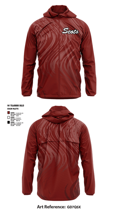 David Douglas High School Swimming 22345168 Windbreaker - 1