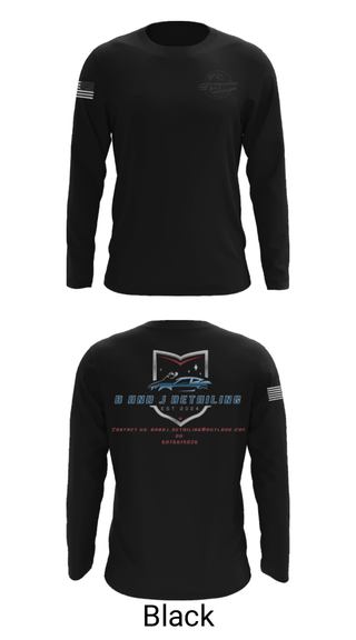 Long Sleeve Performance Shirt, B and J Detailing, , Teamtime, Team time, sublimation, custom sports apparel, team uniforms, spirit wear, spiritwear, sports uniforms, custom shirts, team store, custom team store, fundraiser sports, apparel fundraiser