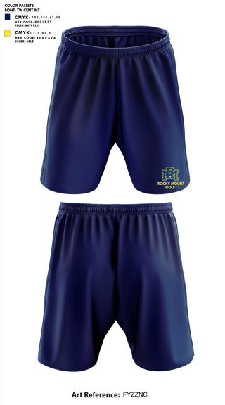 Athletic Shorts With Pockets, Rocky Mount High School Golf, Golf, Teamtime, Team time, sublimation, custom sports apparel, team uniforms, spirit wear, spiritwear, sports uniforms, custom shirts, team store, custom team store, fundraiser sports, apparel fundraiser