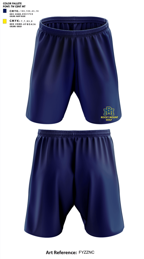 Athletic Shorts With Pockets, Rocky Mount High School Golf, Golf, Teamtime, Team time, sublimation, custom sports apparel, team uniforms, spirit wear, spiritwear, sports uniforms, custom shirts, team store, custom team store, fundraiser sports, apparel fundraiser