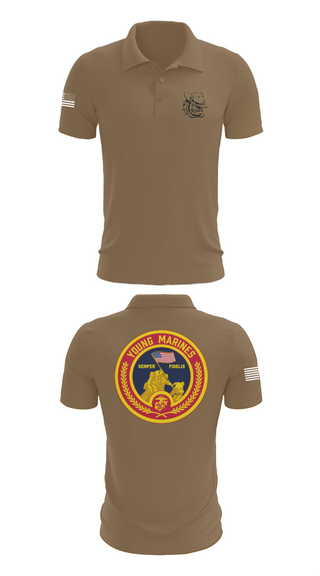 Short Sleeve Performance Polo, Rogue Valley, Marines, Teamtime, Team time, sublimation, custom sports apparel, team uniforms, spirit wear, spiritwear, sports uniforms, custom shirts, team store, custom team store, fundraiser sports, apparel fundraiser