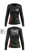 The Committee 14390030 Women's Long Sleeve V-neck Shirt - 2
