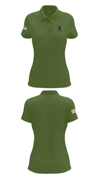 Womens Short Sleeve Performance Polo, C CO, 1-41IN, Army, Teamtime, Team time, sublimation, custom sports apparel, team uniforms, spirit wear, spiritwear, sports uniforms, custom shirts, team store, custom team store, fundraiser sports, apparel fundraiser