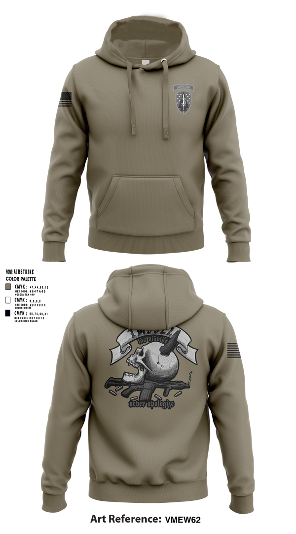 Hoodie, TM 2, B TRP, 3rd SQDN, 3 SFAB, Army, Teamtime, Team time, sublimation, custom sports apparel, team uniforms, spirit wear, spiritwear, sports uniforms, custom shirts, team store, custom team store, fundraiser sports, apparel fundraiser