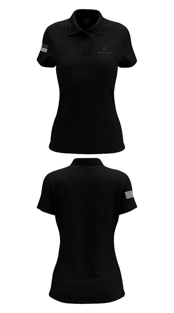 Womens Short Sleeve Performance Polo, Rhythm In Motion, , Teamtime, Team time, sublimation, custom sports apparel, team uniforms, spirit wear, spiritwear, sports uniforms, custom shirts, team store, custom team store, fundraiser sports, apparel fundraiser