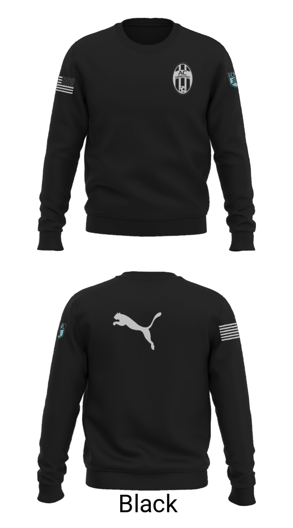 Crew Neck Sweatshirt, Ac Connecticut, Men's Soccer, Teamtime, Team time, sublimation, custom sports apparel, team uniforms, spirit wear, spiritwear, sports uniforms, custom shirts, team store, custom team store, fundraiser sports, apparel fundraiser