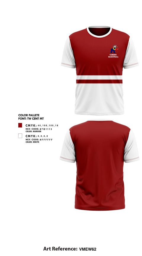 Short Sleeve Performance Shirt, Cobden High School Basketball, Men's Basketball, Teamtime, Team time, sublimation, custom sports apparel, team uniforms, spirit wear, spiritwear, sports uniforms, custom shirts, team store, custom team store, fundraiser sports, apparel fundraiser