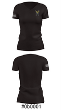Midland Community High School Softball 56589976 Women's Short Sleeve V-neck Shirt - 21