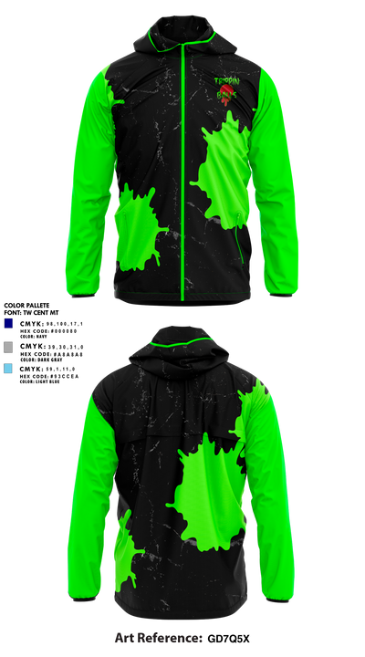 Trippin Balls 15650687 Windbreaker - 1