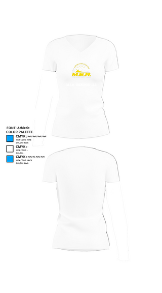 Womens Short Sleeve Vneck Shirt, M.E.R. TRANSPORT LLC, , Teamtime, Team time, sublimation, custom sports apparel, team uniforms, spirit wear, spiritwear, sports uniforms, custom shirts, team store, custom team store, fundraiser sports, apparel fundraiser