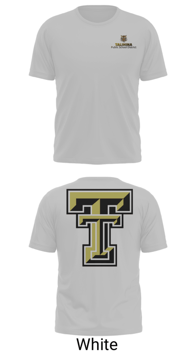 Talihina High School Band 74787981 Old School Cotton Feel Shirt - 10