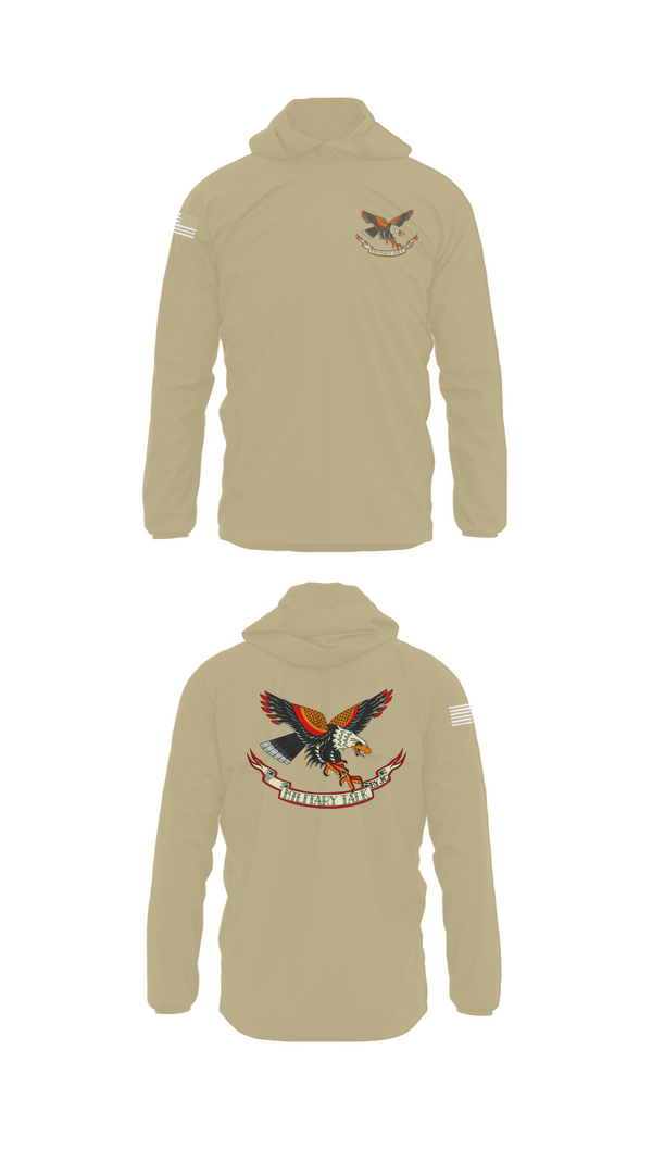 Windbreaker, Military Talk by JC, Army, Teamtime, Team time, sublimation, custom sports apparel, team uniforms, spirit wear, spiritwear, sports uniforms, custom shirts, team store, custom team store, fundraiser sports, apparel fundraiser