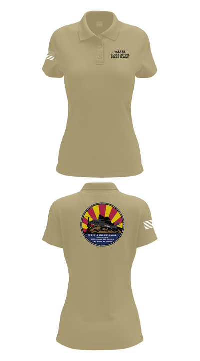 WAATS 15T10 CLASS 25-001 61882082 Women's Short Sleeve Performance Polo  - 95