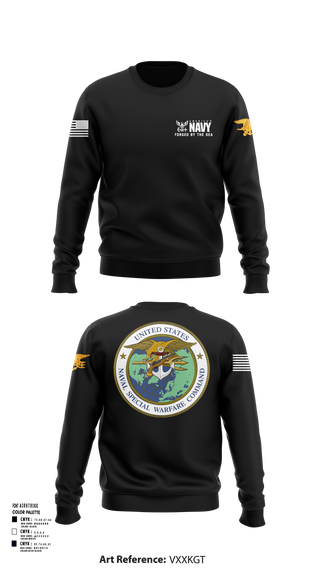 Crew Neck Sweatshirt, SEAL Team, Navy, Teamtime, Team time, sublimation, custom sports apparel, team uniforms, spirit wear, spiritwear, sports uniforms, custom shirts, team store, custom team store, fundraiser sports, apparel fundraiser