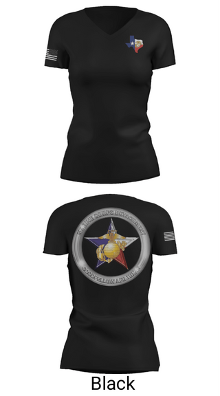 Womens Short Sleeve Vneck Shirt, Goodfellow AFB MCD, Marines, Teamtime, Team time, sublimation, custom sports apparel, team uniforms, spirit wear, spiritwear, sports uniforms, custom shirts, team store, custom team store, fundraiser sports, apparel fundraiser