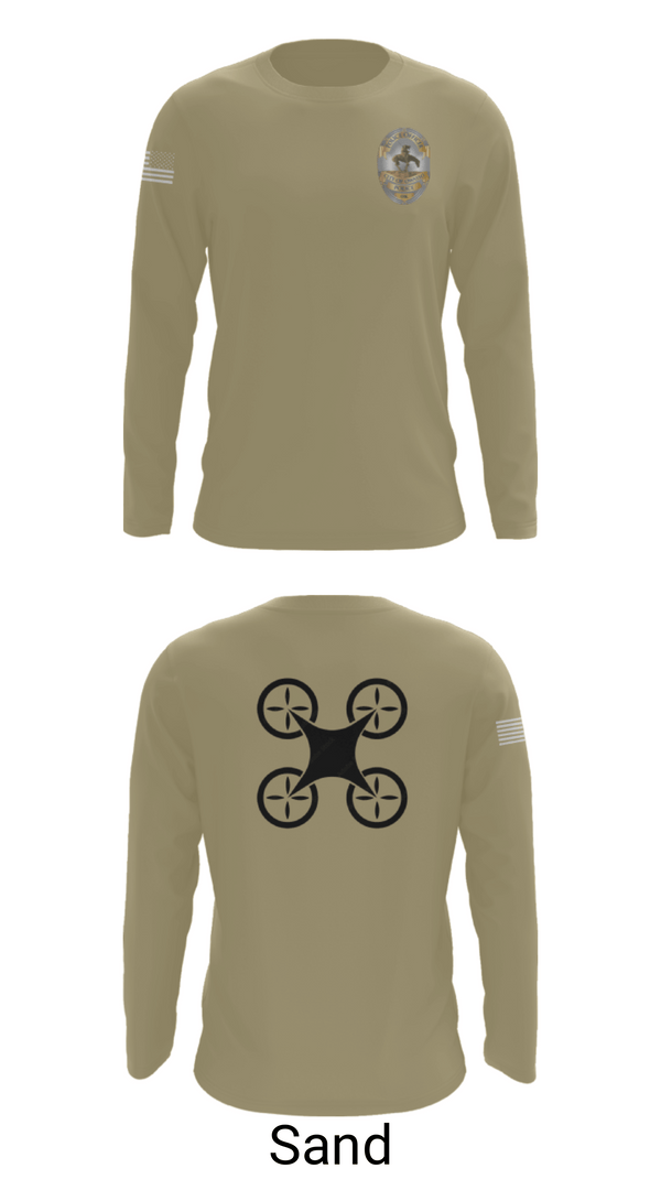 Long Sleeve Performance Shirt, UAS Pilot, Police, Teamtime, Team time, sublimation, custom sports apparel, team uniforms, spirit wear, spiritwear, sports uniforms, custom shirts, team store, custom team store, fundraiser sports, apparel fundraiser