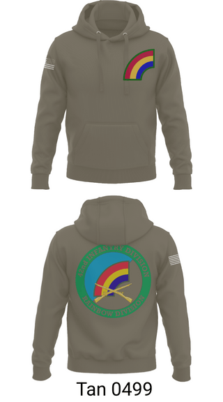 Hoodie, 42nd ID, Army, Teamtime, Team time, sublimation, custom sports apparel, team uniforms, spirit wear, spiritwear, sports uniforms, custom shirts, team store, custom team store, fundraiser sports, apparel fundraiser