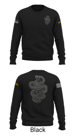Crew Neck Sweatshirt, HHC 1-8IN SCT, Army, Teamtime, Team time, sublimation, custom sports apparel, team uniforms, spirit wear, spiritwear, sports uniforms, custom shirts, team store, custom team store, fundraiser sports, apparel fundraiser