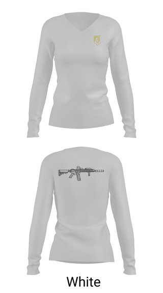 Womens Long Sleeve Vneck Shirt, Miami shooting, Space Force, Teamtime, Team time, sublimation, custom sports apparel, team uniforms, spirit wear, spiritwear, sports uniforms, custom shirts, team store, custom team store, fundraiser sports, apparel fundraiser