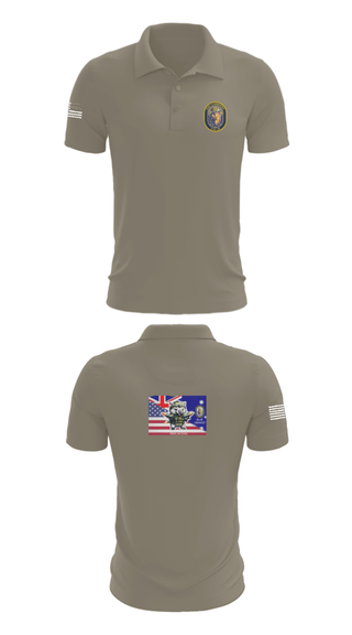 Short Sleeve Performance Polo, USS CANBERRA (LCS 30), Navy, Teamtime, Team time, sublimation, custom sports apparel, team uniforms, spirit wear, spiritwear, sports uniforms, custom shirts, team store, custom team store, fundraiser sports, apparel fundraiser