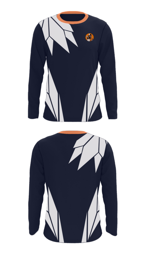 Long Sleeve Performance Shirt, Warwick Warriors, Track & Field, Teamtime, Team time, sublimation, custom sports apparel, team uniforms, spirit wear, spiritwear, sports uniforms, custom shirts, team store, custom team store, fundraiser sports, apparel fundraiser