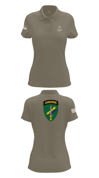 Womens Short Sleeve Performance Polo, Civil Affairs Schoolhouse, , Teamtime, Team time, sublimation, custom sports apparel, team uniforms, spirit wear, spiritwear, sports uniforms, custom shirts, team store, custom team store, fundraiser sports, apparel fundraiser