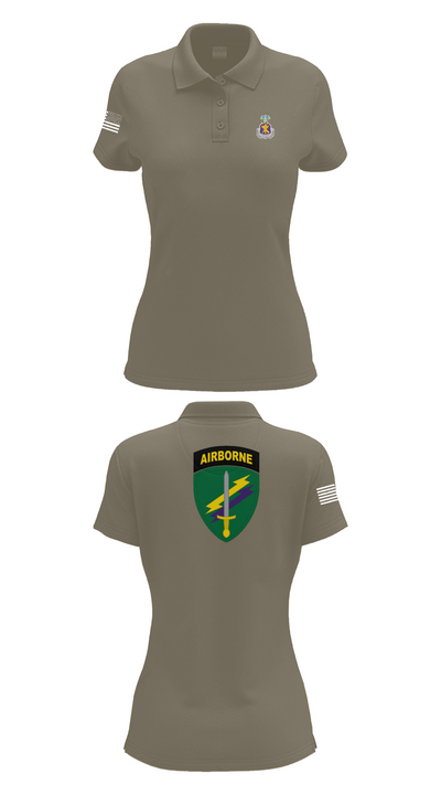 Civil Affairs Schoolhouse 5293701 Women's Short Sleeve Performance Polo  - 75