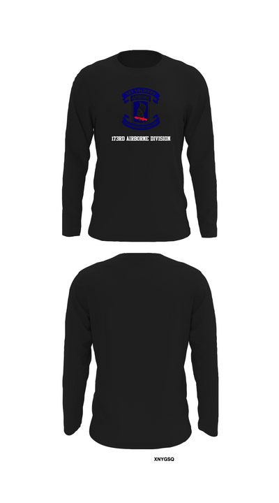 173rd Airborne Division 25109873 Long Sleeve Performance Shirt - 32