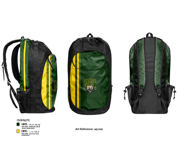 Gear Bag, Northern Adirondack Central Middle School Soccer, Men's Soccer, Teamtime, Team time, sublimation, custom sports apparel, team uniforms, spirit wear, spiritwear, sports uniforms, custom shirts, team store, custom team store, fundraiser sports, apparel fundraiser