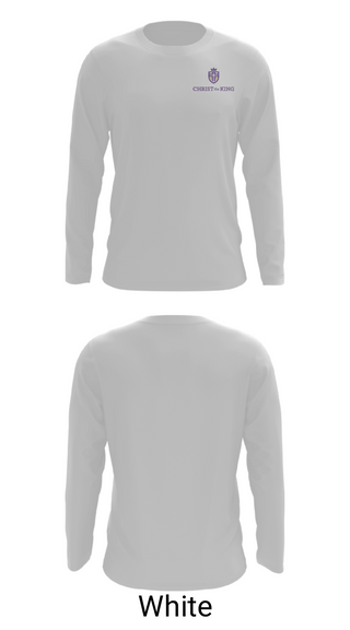 Long Sleeve Performance Shirt, Christ The King Catholic School, Spirit Store, Teamtime, Team time, sublimation, custom sports apparel, team uniforms, spirit wear, spiritwear, sports uniforms, custom shirts, team store, custom team store, fundraiser sports, apparel fundraiser