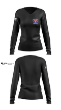 undefined Women's Long Sleeve V-neck Shirt -1 1 (1)