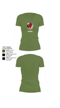 Usasoc 85355509 Women's Short Sleeve V-neck Shirt - 44