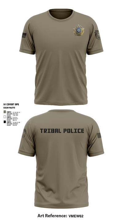 Eastern Shawnee Tribal Police 67427450 Short Sleeve Performance Shirt - 9