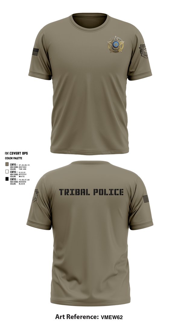 Short Sleeve Performance Shirt, Eastern Shawnee Tribal Police, Police, Teamtime, Team time, sublimation, custom sports apparel, team uniforms, spirit wear, spiritwear, sports uniforms, custom shirts, team store, custom team store, fundraiser sports, apparel fundraiser