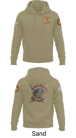 Hoodie, Archer Battery 2-2 FA, Army, Teamtime, Team time, sublimation, custom sports apparel, team uniforms, spirit wear, spiritwear, sports uniforms, custom shirts, team store, custom team store, fundraiser sports, apparel fundraiser