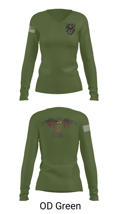 3./HSchRgt1 84402594 Women's Long Sleeve V-neck Shirt - 57
