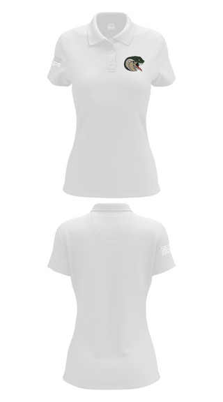 Womens Short Sleeve Performance Polo, Jackson Heights Lady Cobra Basketball, Women's Basketball, Teamtime, Team time, sublimation, custom sports apparel, team uniforms, spirit wear, spiritwear, sports uniforms, custom shirts, team store, custom team store, fundraiser sports, apparel fundraiser