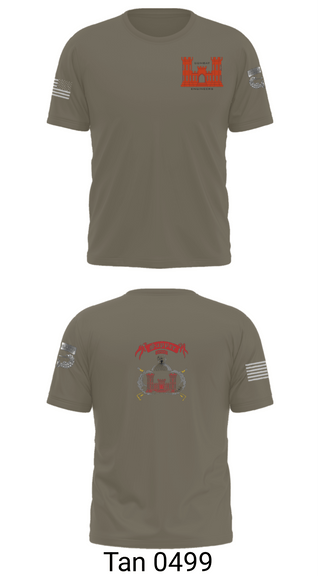 Short Sleeve Performance Shirt, 1138th SAPPER Company, Army, Teamtime, Team time, sublimation, custom sports apparel, team uniforms, spirit wear, spiritwear, sports uniforms, custom shirts, team store, custom team store, fundraiser sports, apparel fundraiser