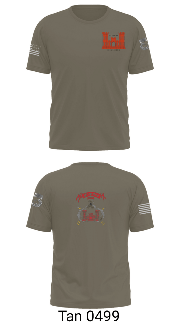 Short Sleeve Performance Shirt, 1138th SAPPER Company, Army, Teamtime, Team time, sublimation, custom sports apparel, team uniforms, spirit wear, spiritwear, sports uniforms, custom shirts, team store, custom team store, fundraiser sports, apparel fundraiser