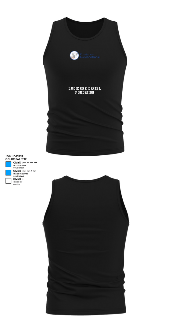 Tank Top, Lucienne Daniel Fondation, , Teamtime, Team time, sublimation, custom sports apparel, team uniforms, spirit wear, spiritwear, sports uniforms, custom shirts, team store, custom team store, fundraiser sports, apparel fundraiser