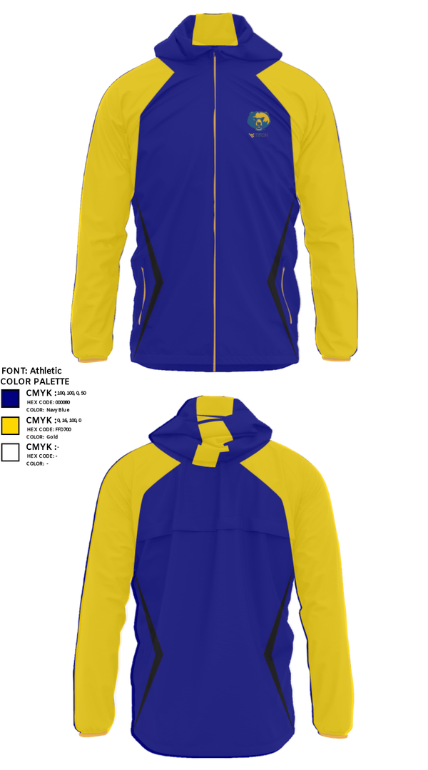 Windbreaker, West Virginia University Institute Of Technology Baseball, Baseball, Teamtime, Team time, sublimation, custom sports apparel, team uniforms, spirit wear, spiritwear, sports uniforms, custom shirts, team store, custom team store, fundraiser sports, apparel fundraiser