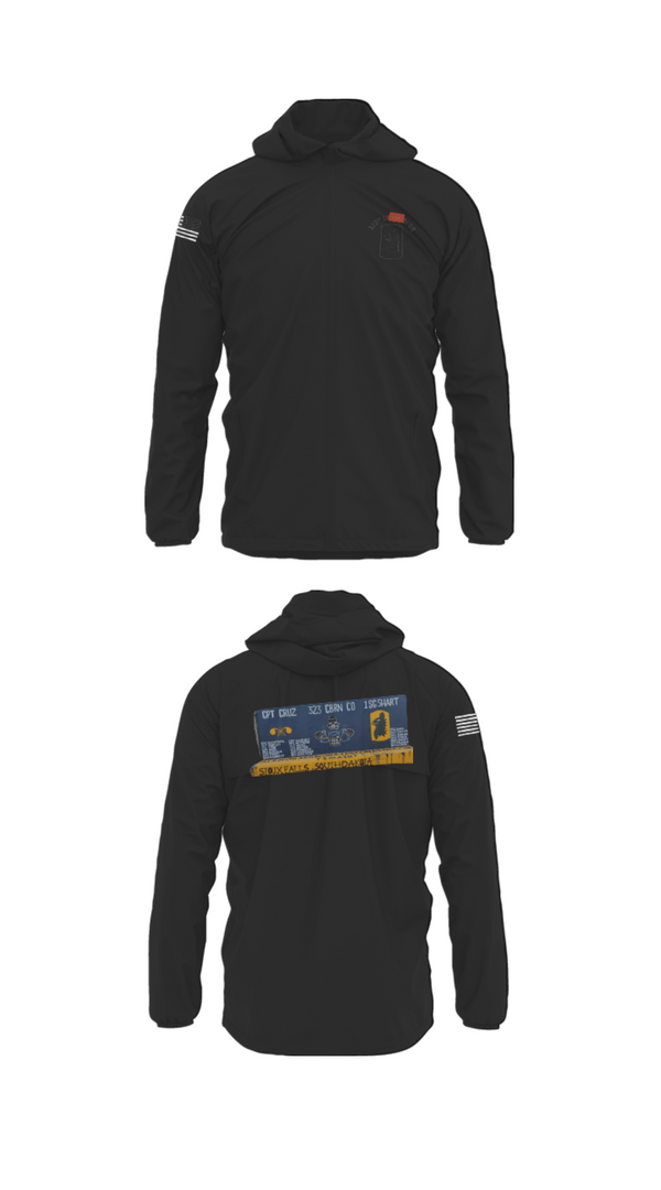 Windbreaker, 323 chem maint, Army, Teamtime, Team time, sublimation, custom sports apparel, team uniforms, spirit wear, spiritwear, sports uniforms, custom shirts, team store, custom team store, fundraiser sports, apparel fundraiser